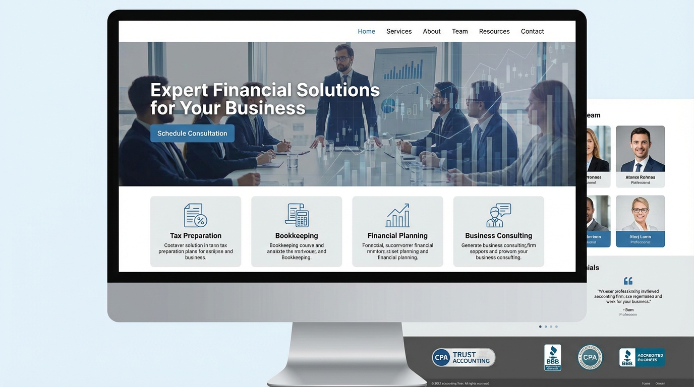 Accounting Firm website