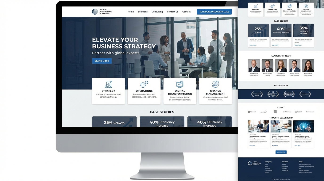 Consulting Firm website