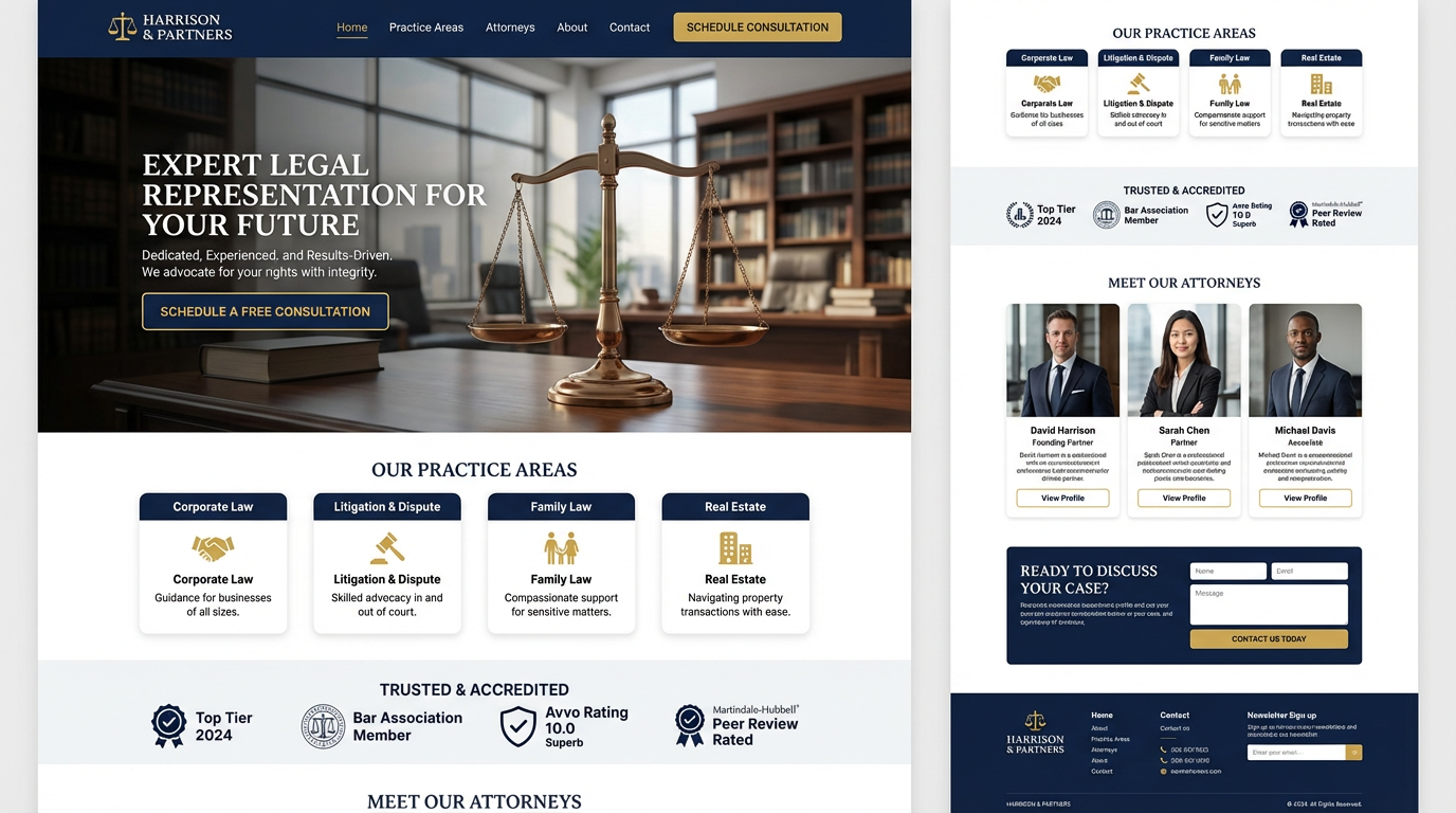 Law Firm website